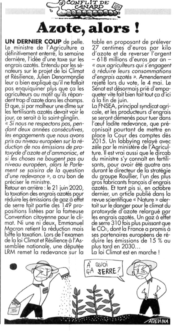 Article Canard Enchainé