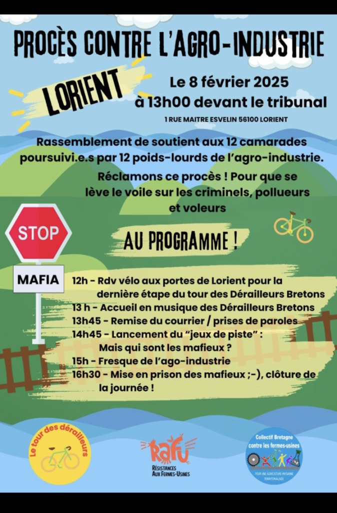 A velo contre l'agro-industrie